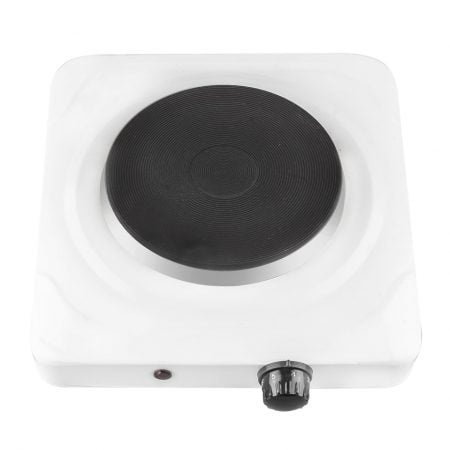 HORNILLO ELÉCTRICO BLANCO 1 FUEGO 1000W KUKEN