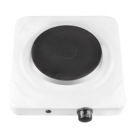 HORNILLO ELÉCTRICO BLANCO 1 FUEGO 1500W KUKEN