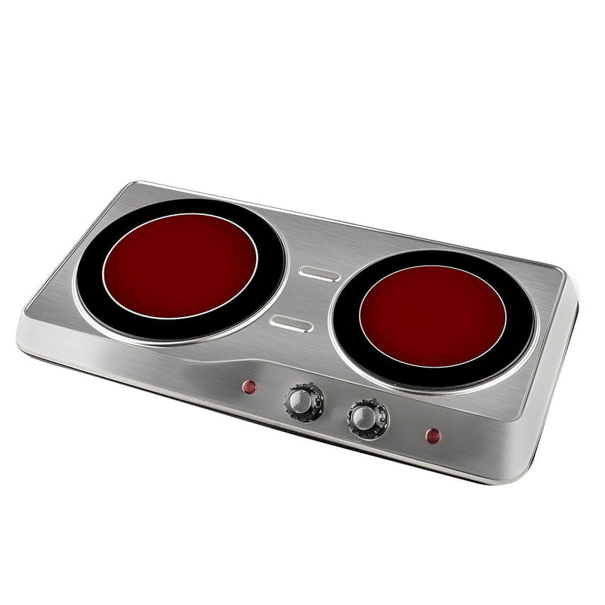 KUKEN 2 BURNER STAINLESS STEEL COOKER VITRO 2000W