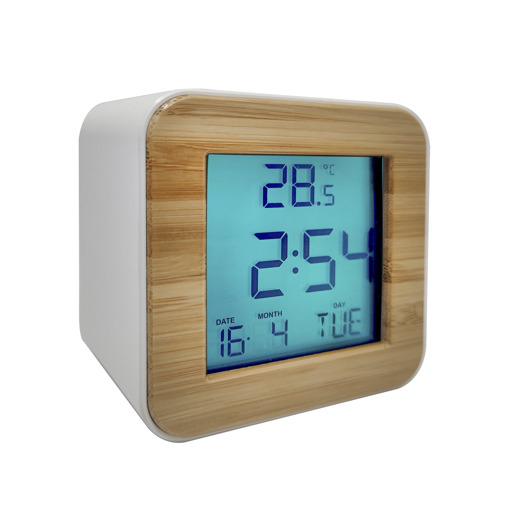 DIGITALUHR MIT ALARM / KALENDER UND TEMPERATUR
